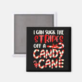 Aimant Funny Dirty Candy Cane Christmas Hilarious Santa H (Recto/Verso)