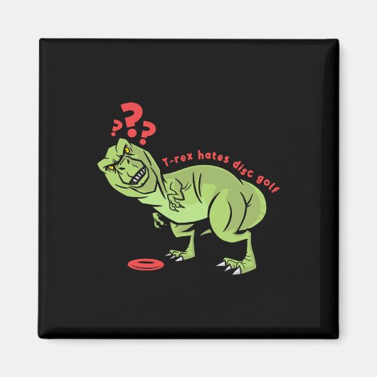 Aimant Funny Disc Golf T Rex Kids  (Devant)