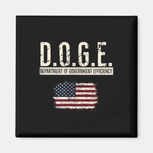 Aimant Funny Doge Ministère De L'Efficacité Gouvernementa