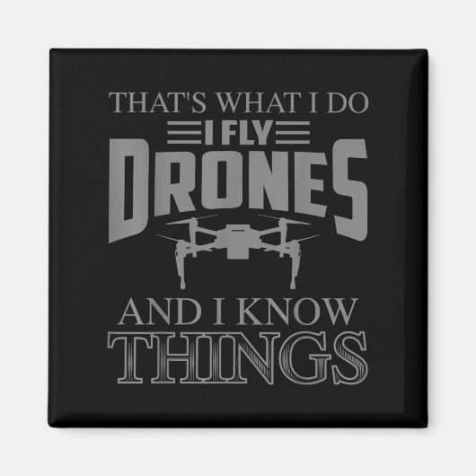 Aimant Funny Drone Art For Men Women Boys Drone Racing Dr (Devant)