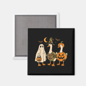 Aimant Funny Duck Duck Boo Halloween Costume Duck (Recto/Verso)