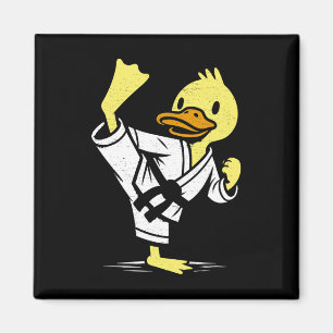 Aimant Funny Duck Karate Martial Arts Memes Co. Duck Kara