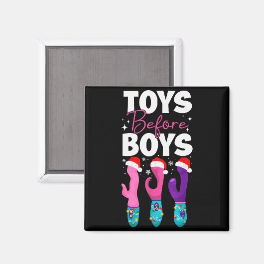 Aimant Funny Embarring Toys Before Boys Fun Adult Humour (Recto/Verso)