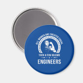 Aimant Funny Engineer For All Women (Recto/Verso)