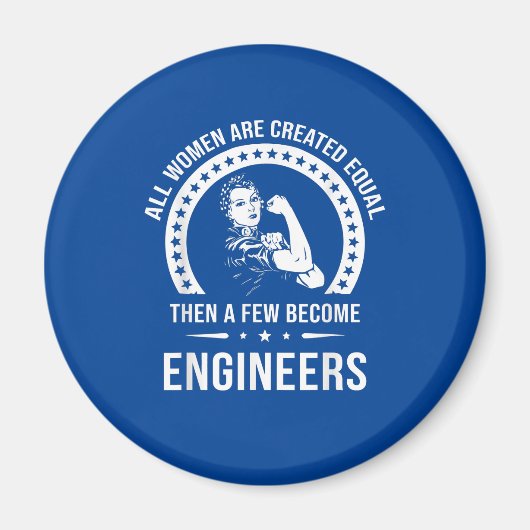 Aimant Funny Engineer For All Women (Devant)