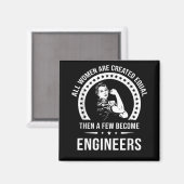 Aimant Funny Engineer For All Women (Recto/Verso)