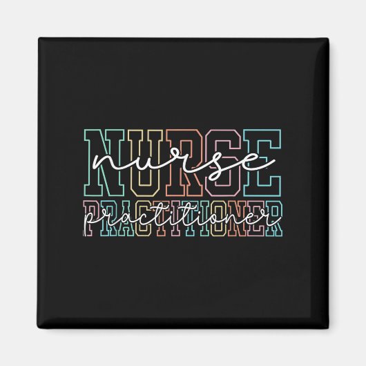 Aimant Funny Family Nurse Practitioner Np Nursing Day Nur (Devant)