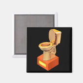 Aimant Funny Fantasy Football Loser Toilet  (Recto/Verso)