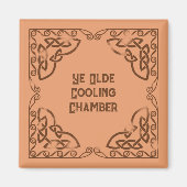 Aimant Funny Fridge Ye Olde Cooling Chamber Celtic Border (Devant)