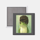 Aimant Funny Frog Beehive Bob Haircut Meme  (Recto/Verso)
