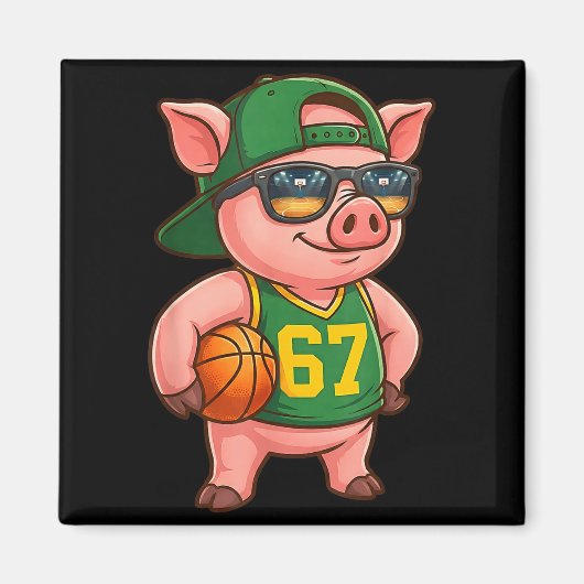 Aimant Funny G Basketball 67 Gen Alpha Slang Srts Men Boy (Devant)