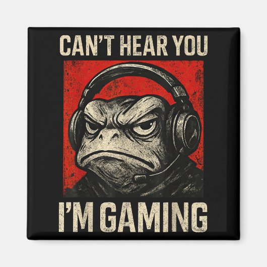 Aimant Funny Gamer Mpy Frog Art Men Women Boys Video Gami (Devant)
