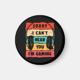 Aimant Funny Gamer Shirt pour Ados garçons Jeu vidéo pour