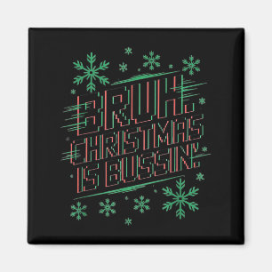 Aimant Funny Gen Alpha Gen Z Argot Drôle Sweat de Noël