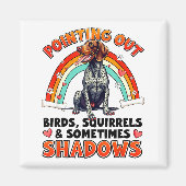 Aimant Funny German Shorthaired Inter Design For Dog Love (Devant)