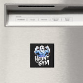 Aimant Funny Ghost Workout Spooky Halloween Gym Theme Cos (In Situ (Lave-vaisselle))