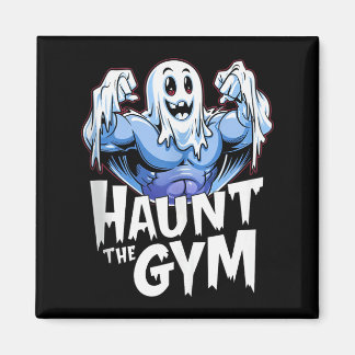Aimant Funny Ghost Workout Spooky Halloween Gym Theme Cos
