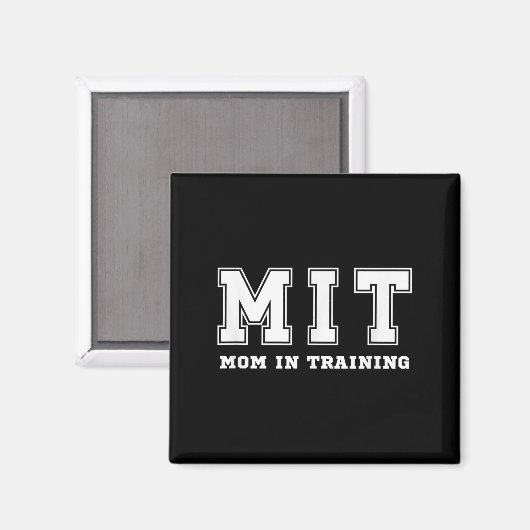 Aimant Funny Gift For New Mom In Training Expecting Pregn (Recto/Verso)