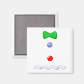 Aimant Funny Gingerbread Man Christmas Costume (Recto/Verso)
