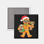 Aimant Funny Gingerbread Six Seven 67 Gingerbread Man Xma (Recto/Verso)
