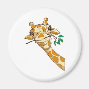 Aimant Funny Giraffe Safari Zoo Animal Love Giraffes