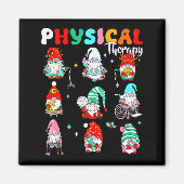Aimant Funny Gnome Physical Therapy Pt Physical Therast C (Devant)