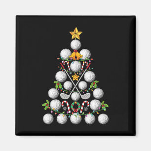 Aimant Funny Golf Ball Christmas Tree Christmas Golf Love