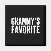 Aimant Funny Grammy’s Favorite Funny Grandparent Granhild (Devant)