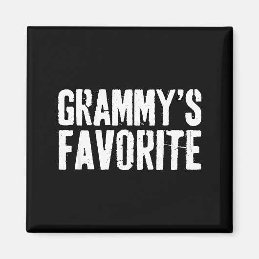 Aimant Funny Grammy’s Favorite Funny Grandparent Granhild (Devant)