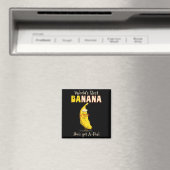 Aimant Funny Grandmother World's Nana Banana Pun  (In Situ (Lave-vaisselle))