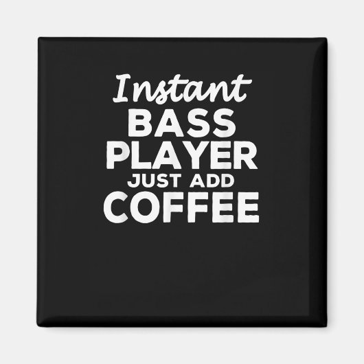 Aimant Funny Guitar Bass Players (Devant)