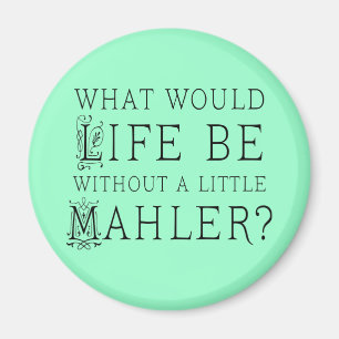 Aimant Funny Gustav Mahler offre de citation musicale