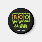 Aimant Funny Halloween Boo Elements Science Surprise Cade (Devant)