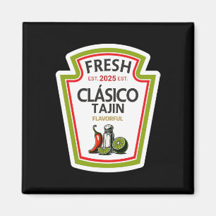 Aimant Funny Halloween Shirt 2025 Cadeau Clico Tajin épic