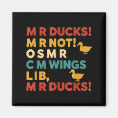 Aimant Funny Hunting Humor Tee For M R Ducks  (Devant)