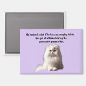 Aimant Funny Husband Humor (Recto/Verso)