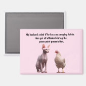 Aimant Funny Husband Humor (Recto/Verso)