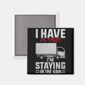 Aimant Funny I'm Staying In Tha Van Phasmophobia Man Wome (Recto/Verso)