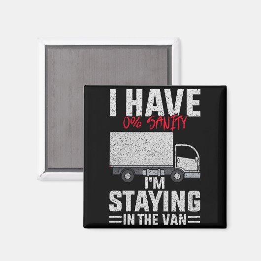 Aimant Funny I'm Staying In Tha Van Phasmophobia Man Wome (Recto/Verso)