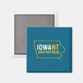 Aimant Funny Iowant Another Beer Iowa Beer Distressed  (Recto/Verso)
