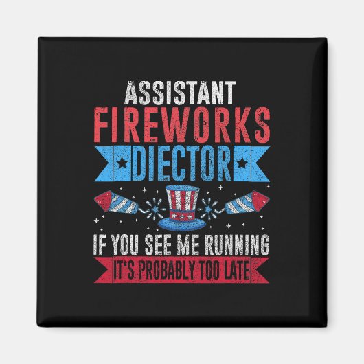 Aimant Funny Istant Fireworks Directeur I Run You Run 4th (Devant)