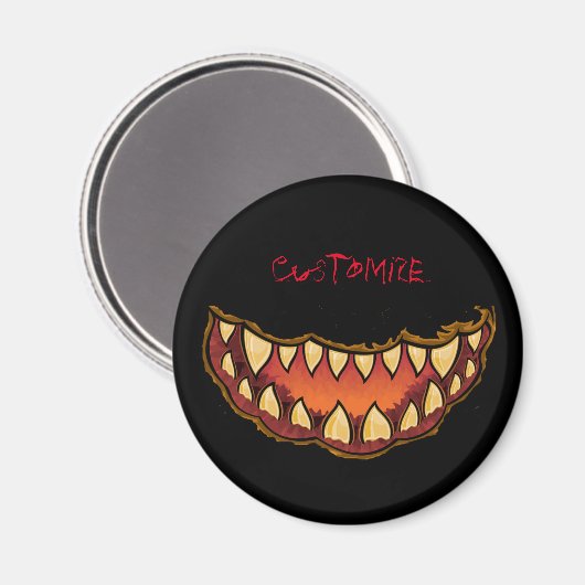 Aimant Funny Jack o'lantern Thunder_Cove (Recto/Verso)