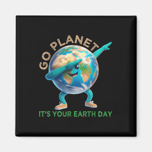 Aimant Funny Jour des terres Go Planet Son Jour des terre