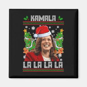 Aimant Funny Kamala Harris 2024 Christmas Comma La Men Wo