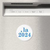 Aimant Funny Kamala Harris Comma La 2024 (In Situ (Lave-vaisselle))