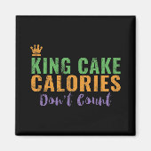 Aimant Funny King Cake New Orleans Mardi Gras 2025 (Devant)