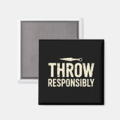 Aimant Funny Knife Throwing  (Recto/Verso)