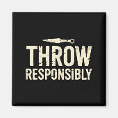 Aimant Funny Knife Throwing  (Devant)