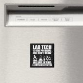 Aimant Funny lab tech cite laboratoire technicien humour (In Situ (Lave-vaisselle))