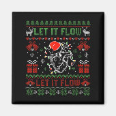 Aimant Funny Let It Flow Anatomy Heart Cardiac Nurse Grou (Devant)